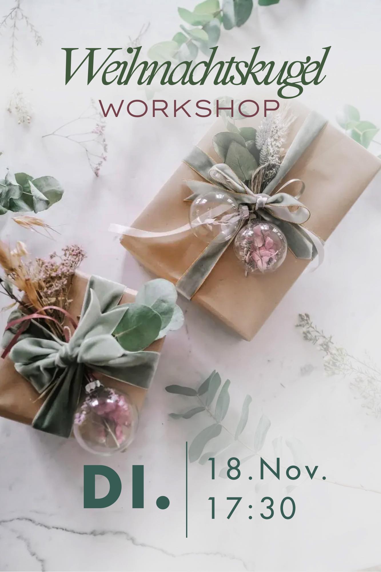 Weihnachtskugel Workshop 18. November 2025