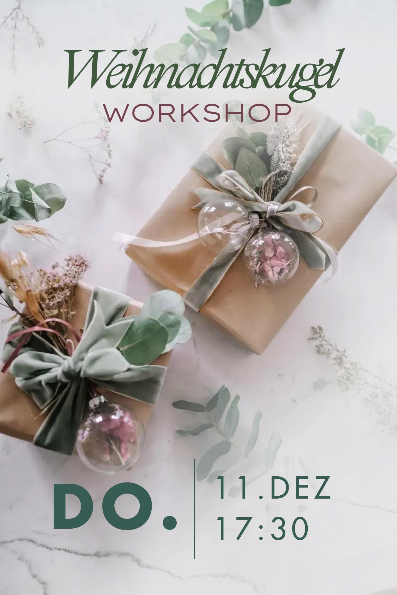 Weihnachtskugel Workshop 11. Dezember 2025
