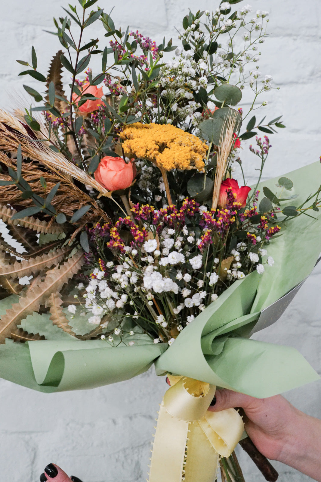 Rainy Dried Flower Bouquet