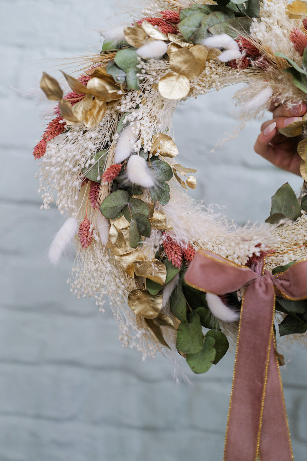 Adventskranz Dried Flower Christmas Wreath Lola 2025