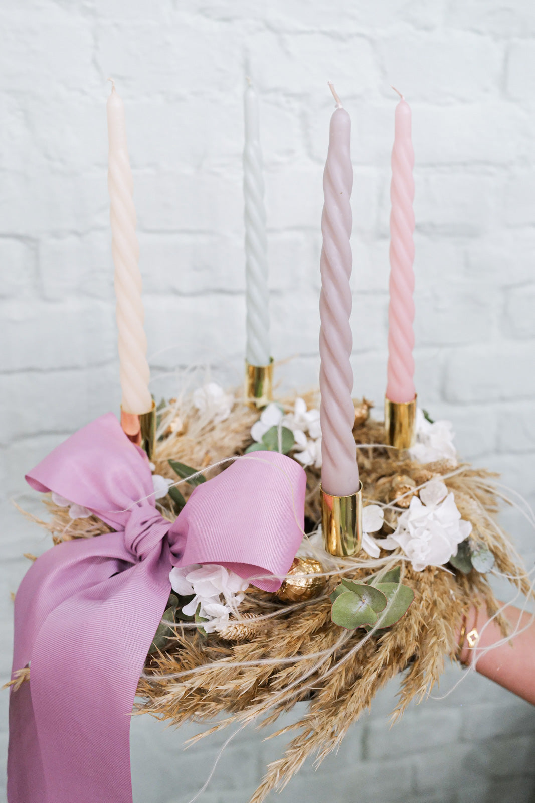 Adventskranz Dried Flower Christmas Wreath Zeinab 2025