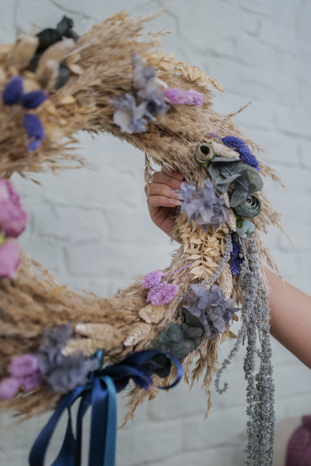 Adventskranz Dried Flower Christmas Wreath Lydia 2025