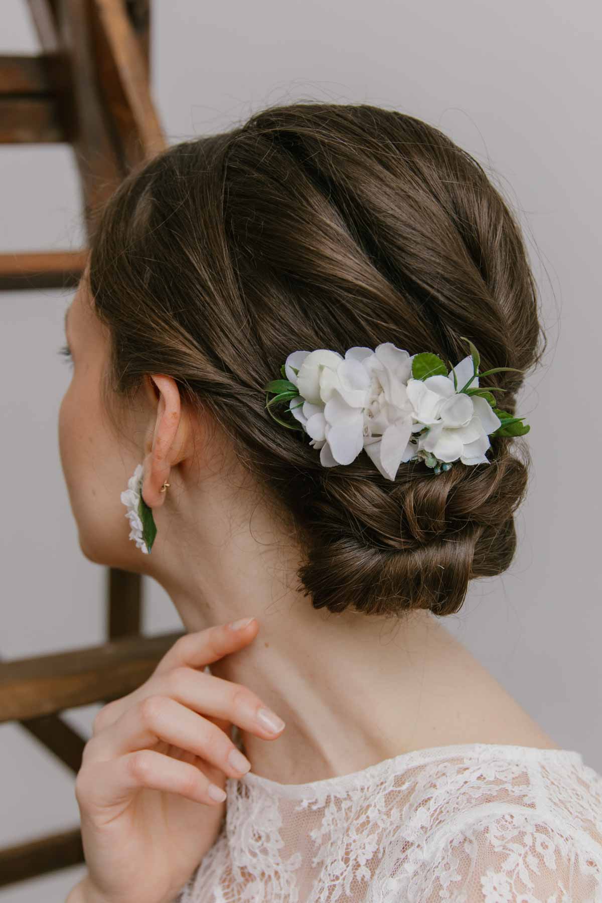 Handmade Flower Comb Teresa