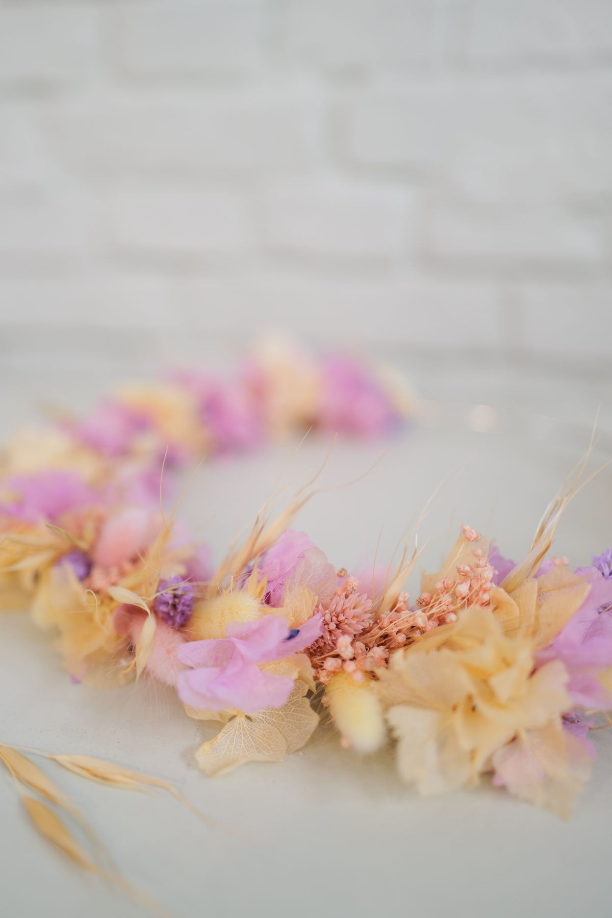 Handmade Dried Flower Hoop Berni