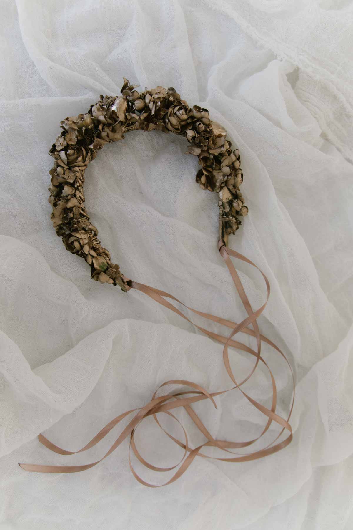 Golden Riser Handmade Flowercrown