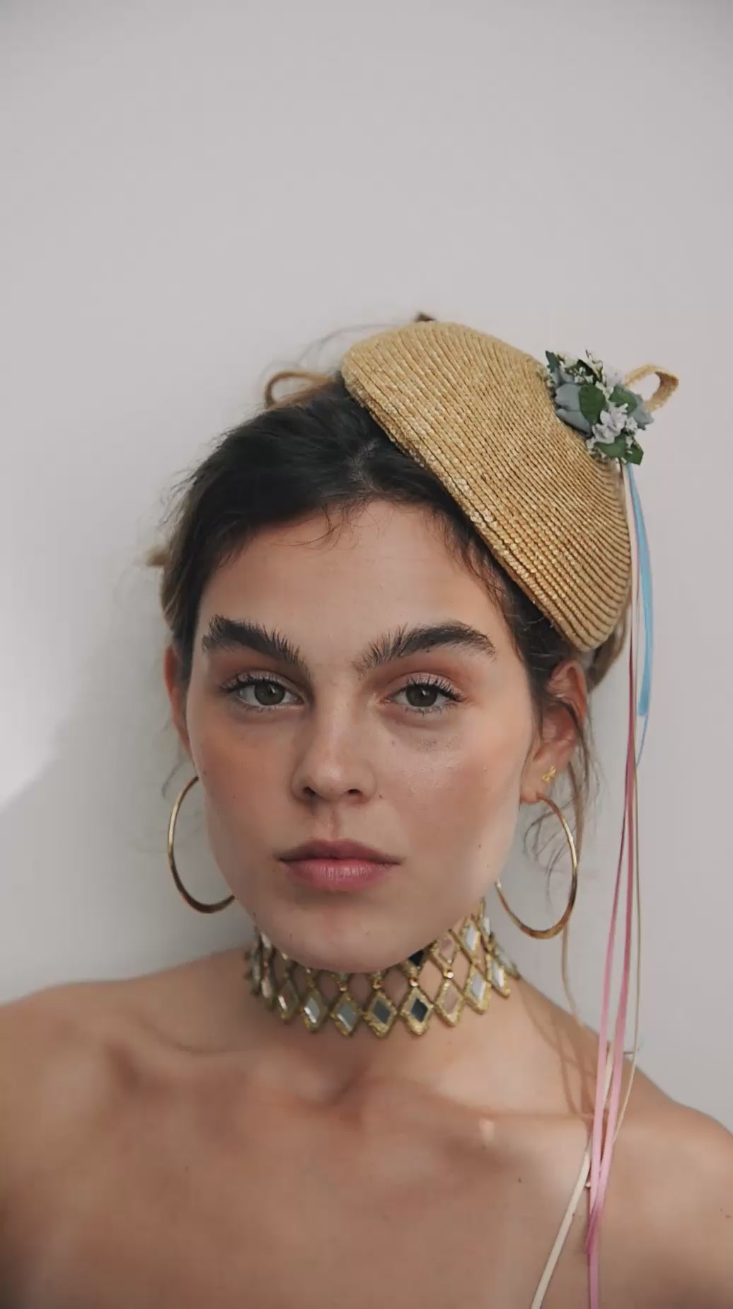 Handmade Flower Hat Naomi