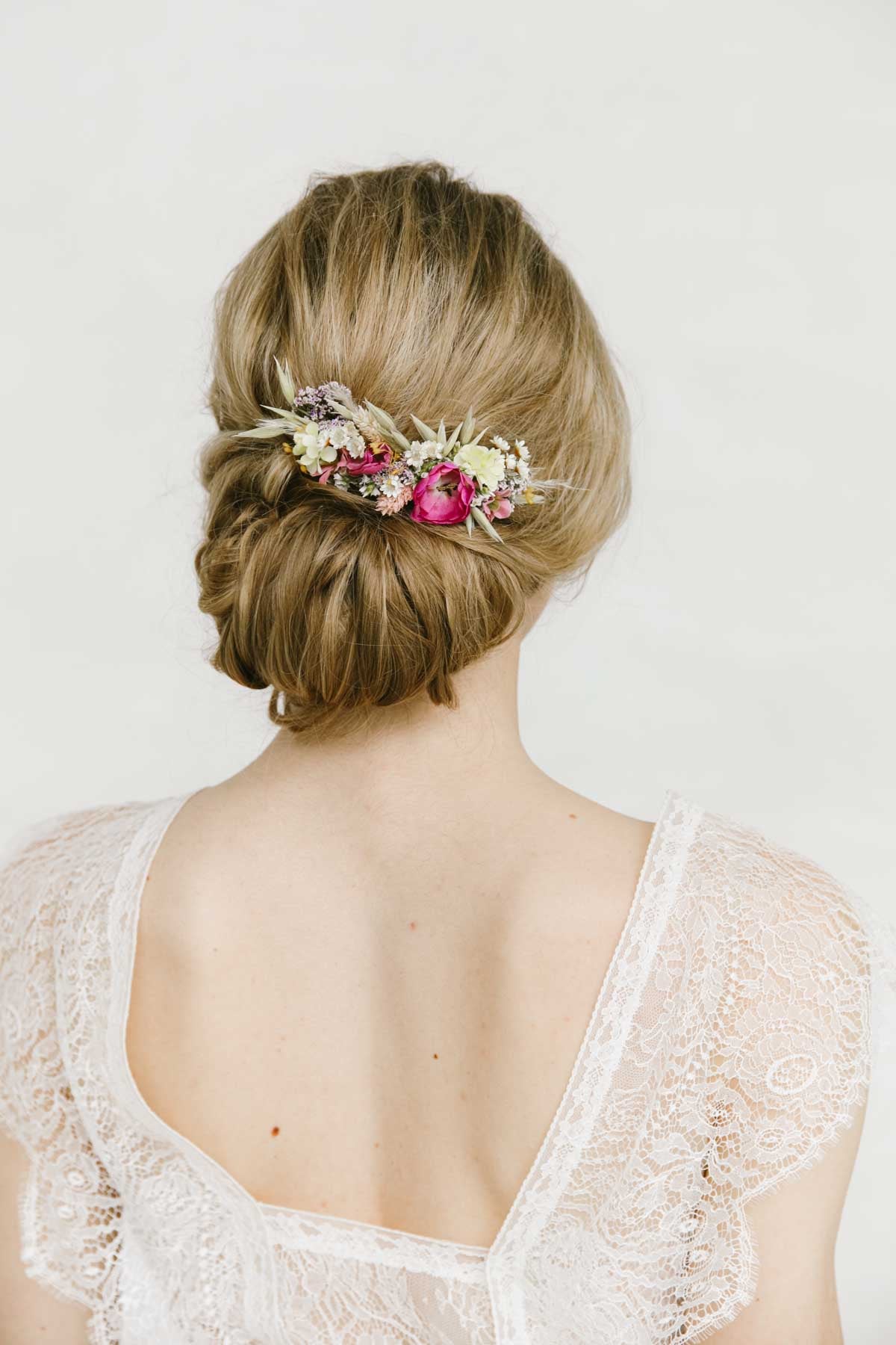 Julia Handmade Flower Hair Comb