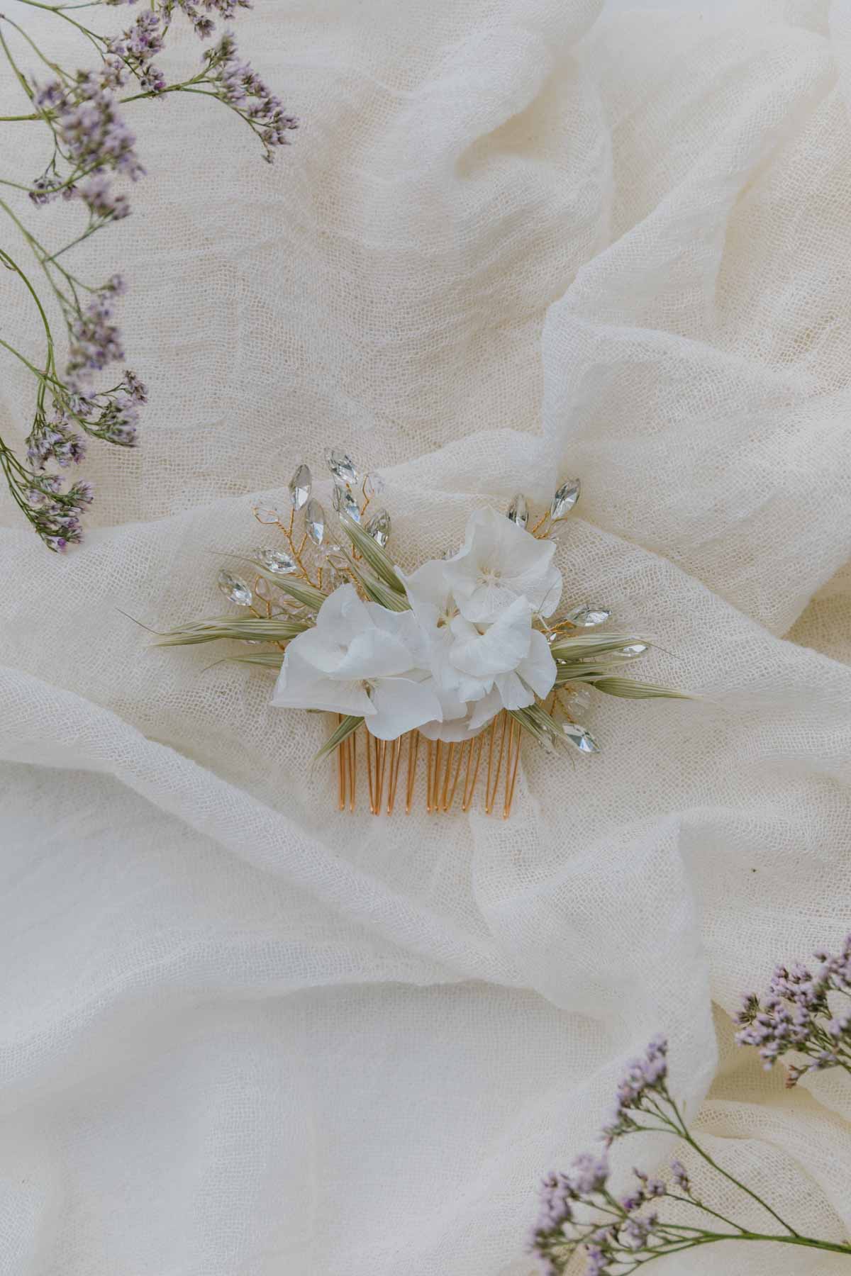 Juliette Handmade Flower Hair Comb