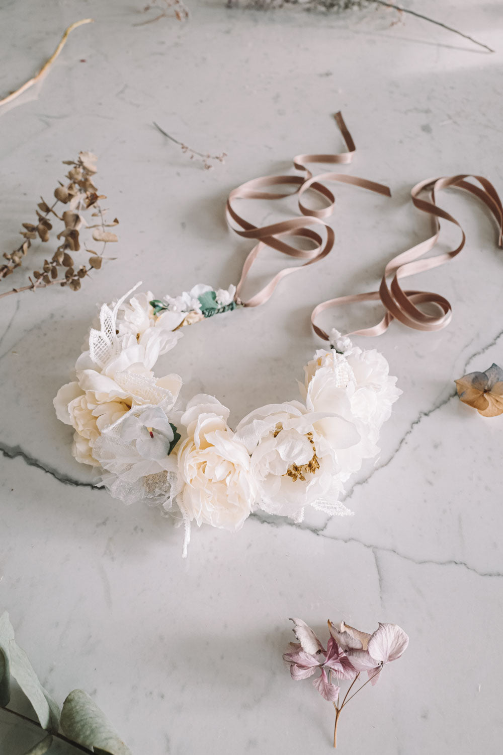 Sarah Handmade Queen Flowercrown Bridal