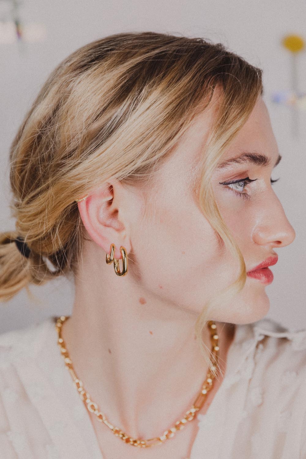Big Chloe 18k Gold Earrings