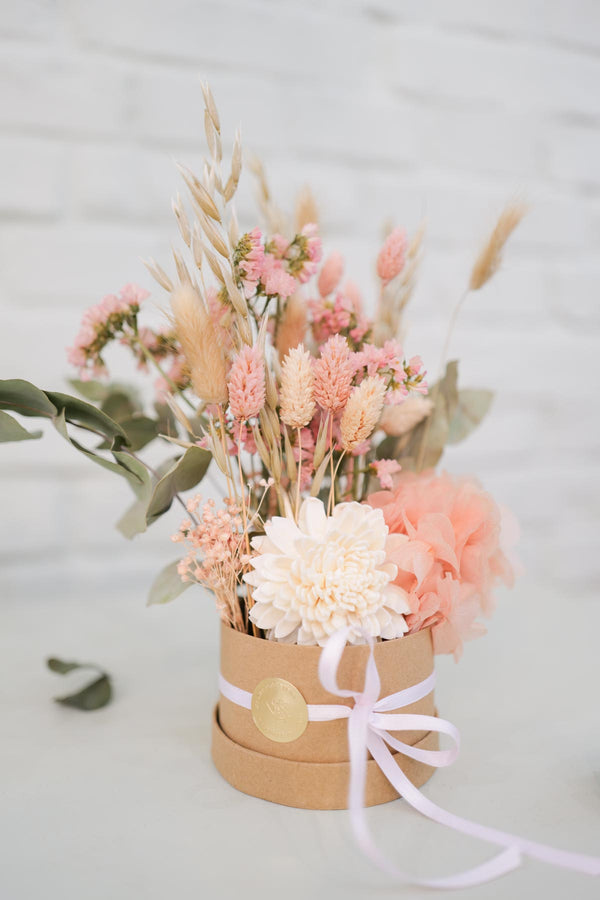 Peach Moon Dried Flower Box