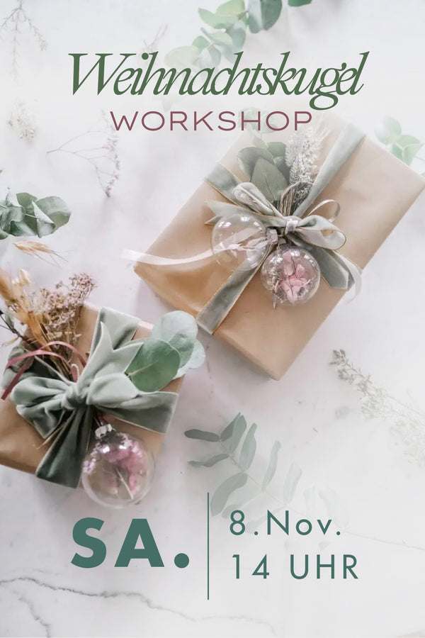 Weihnachtskugel Workshop 8. November 2025