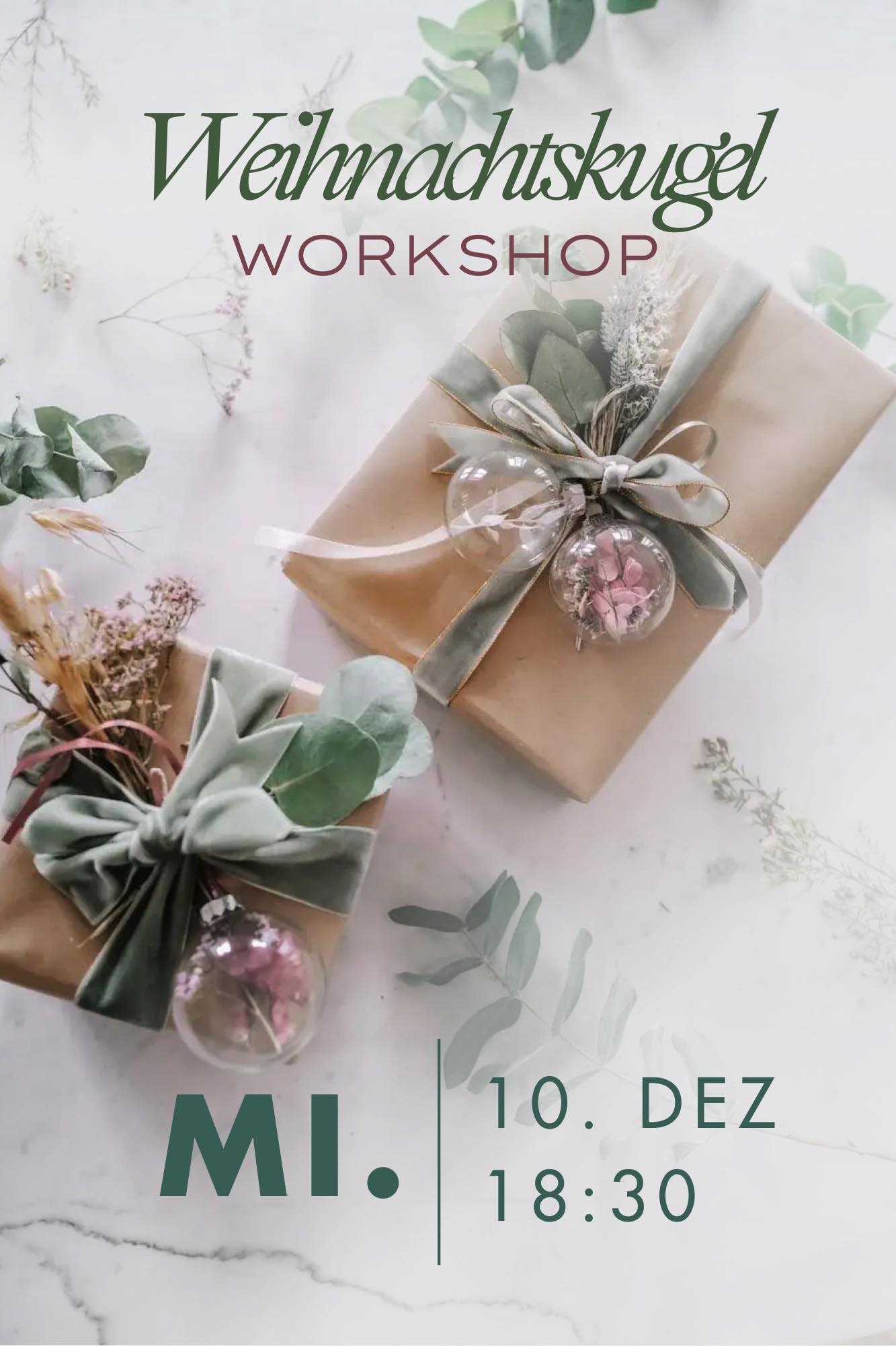 Weihnachtskugel Workshop 10. Dezember 2025