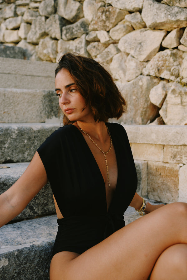 Sustainable & Convertible Swimsuit BLACK SEA