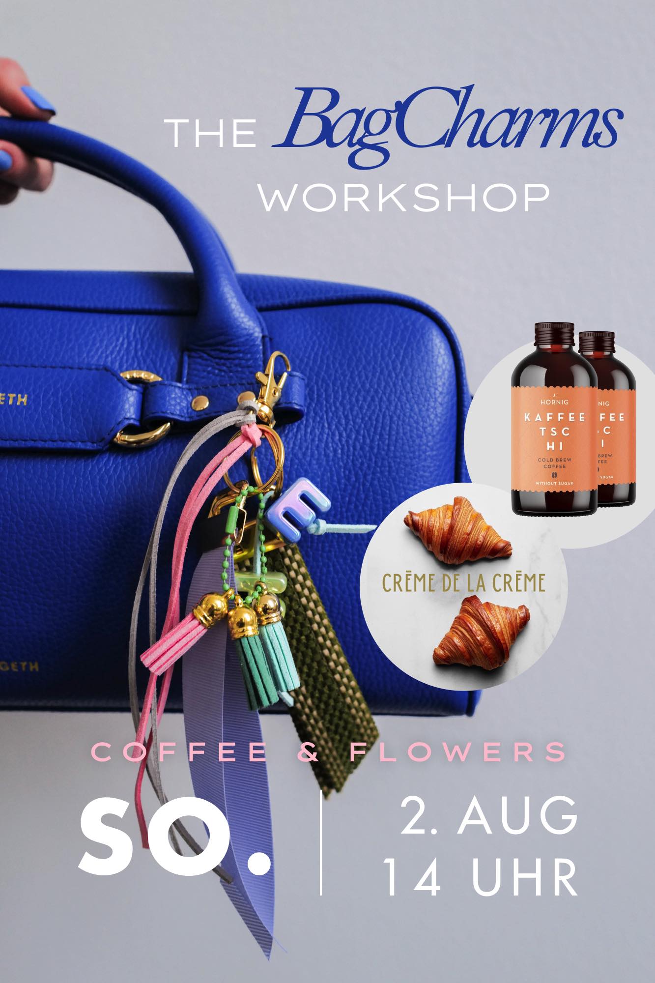 Workshop Bag Charm Vienna Wien So. 2. August 2026 // 14:00 - 15:30 Uhr