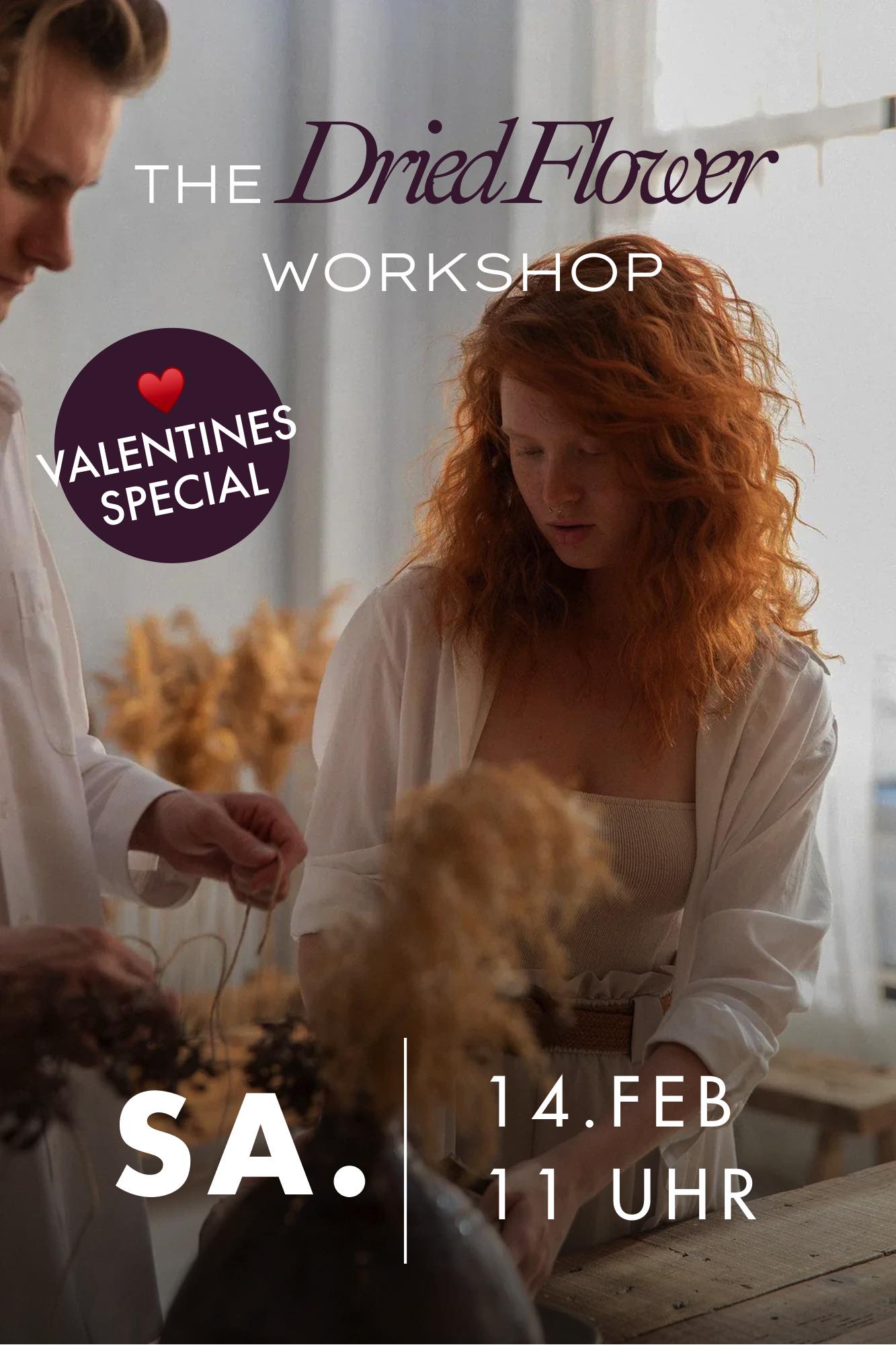 Workshop Wien Dried Flowers Sa. 14. Februar 2025 // 11 - 12:30 Uhr