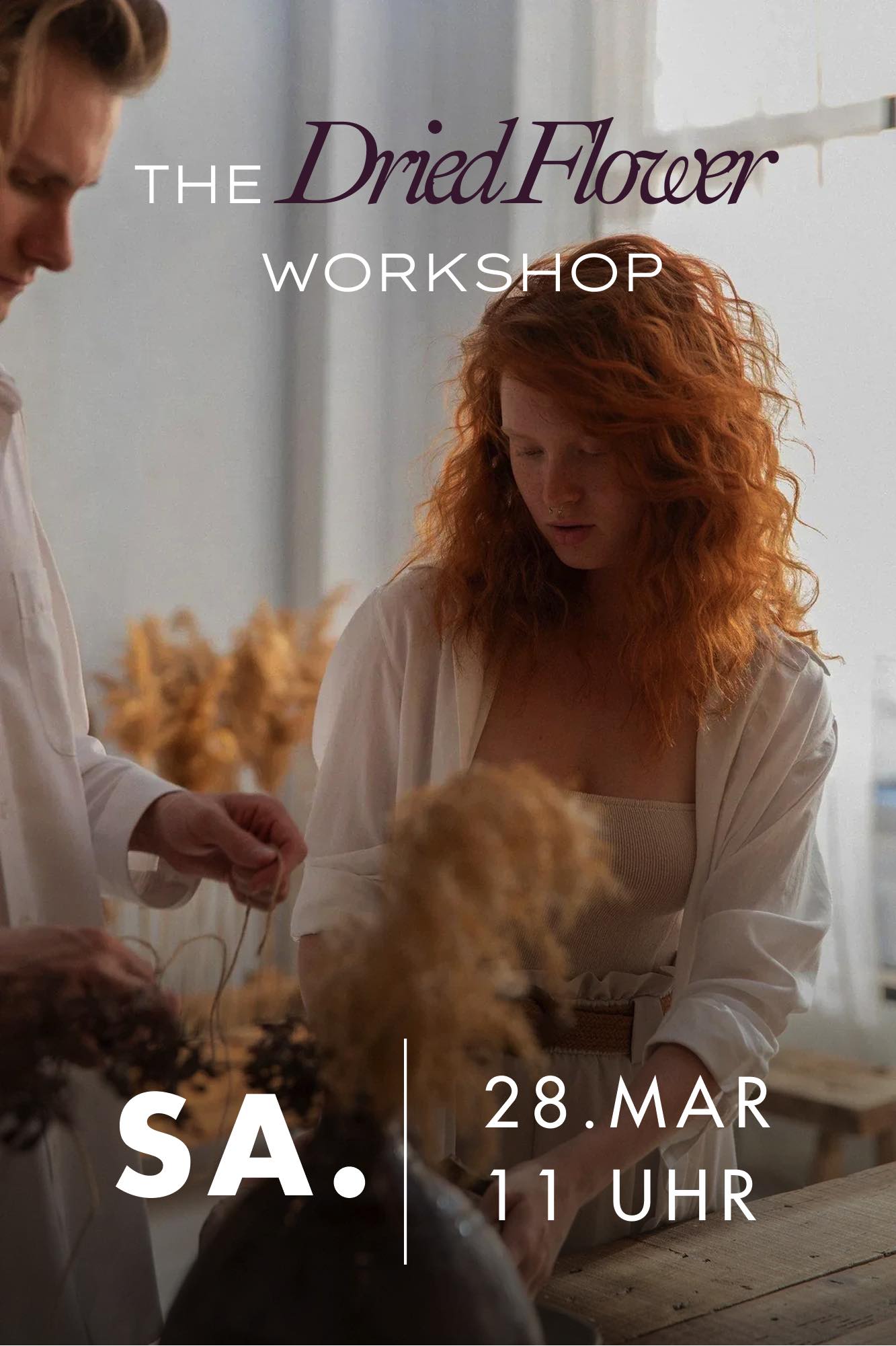 Workshop Wien Dried Flowers Sa. 28. März 2025 // 11 - 12:30 Uhr
