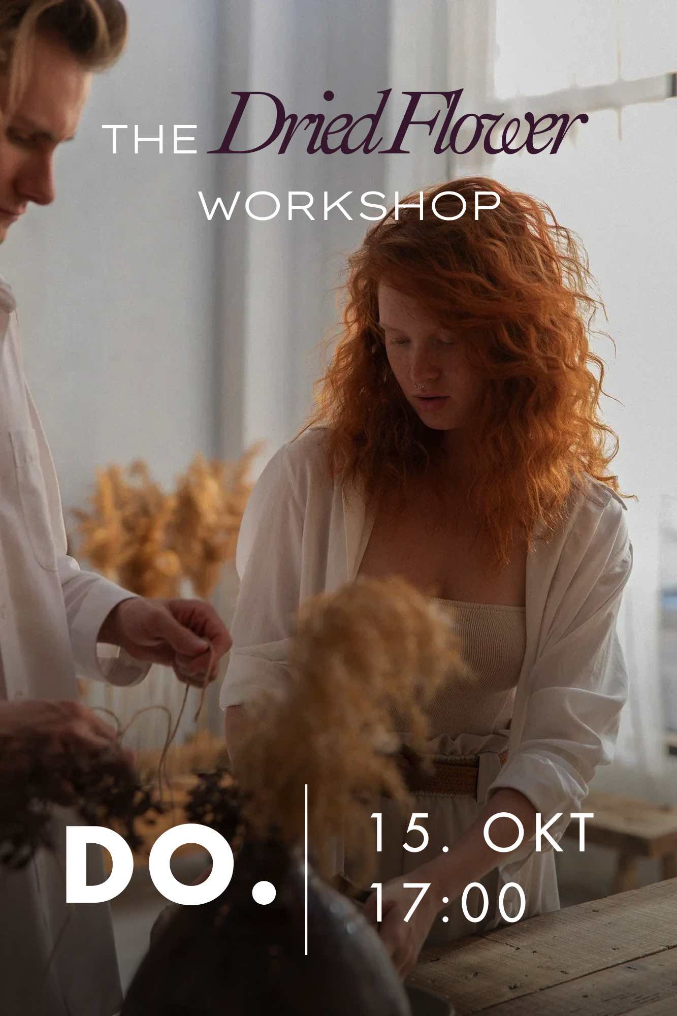 Workshop Wien Dried Flowers Do. 15. Oktober 2026 // 17:00 - 18:30 Uhr