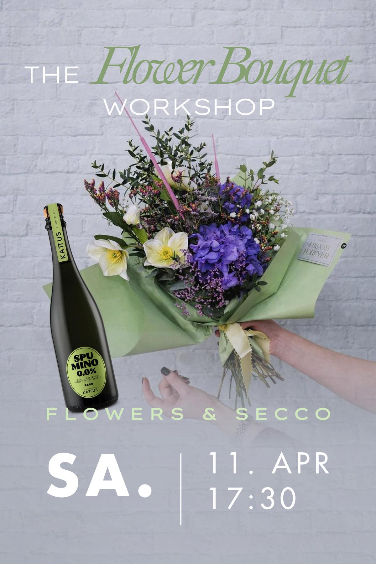 Workshop Wien Flower Bouquet  Sa. 11. April 2026 // 17:30 - 18:45 Uhr