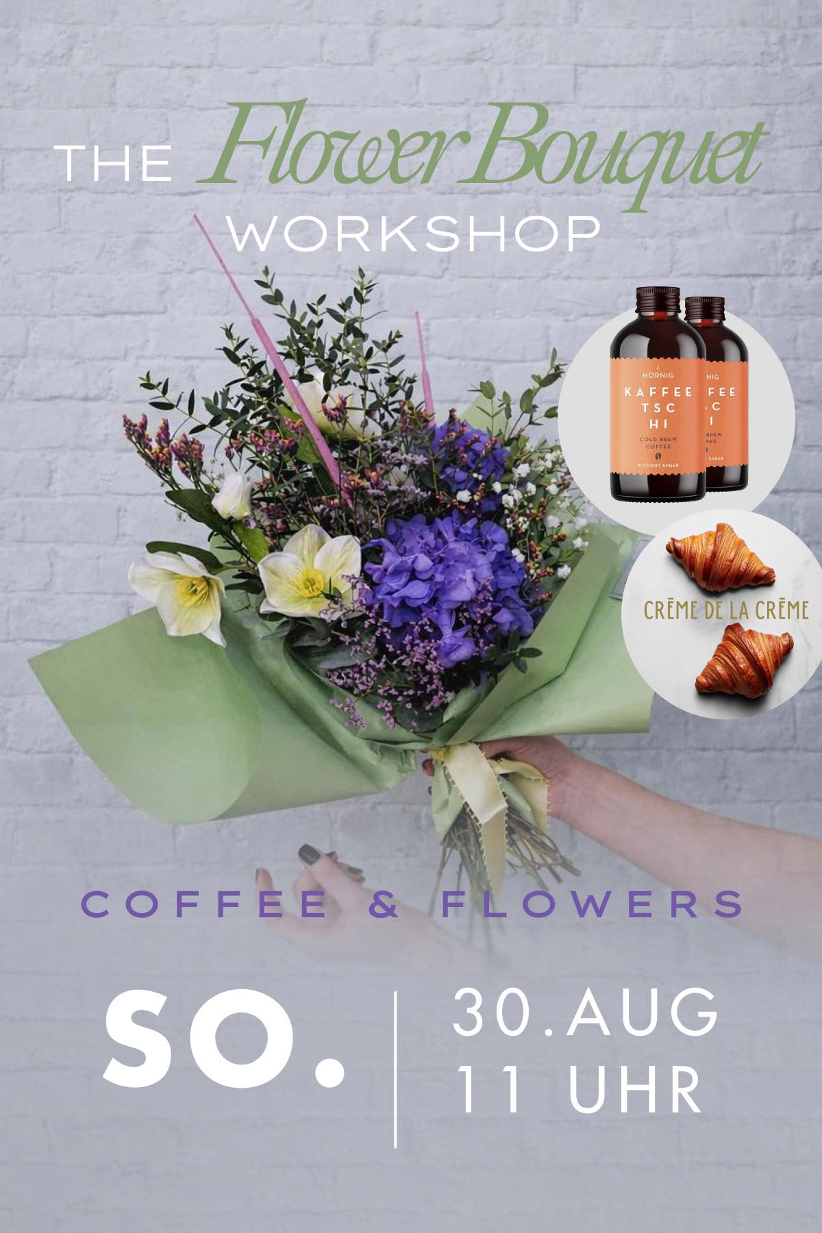 Workshop Wien Flower Bouquet So. 30. August 2026 // 11:00 - 12:15 Uhr