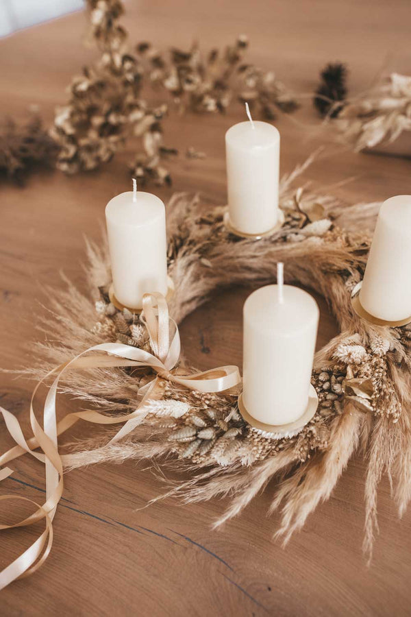 Dried Flower Christmas Wreath Kristina