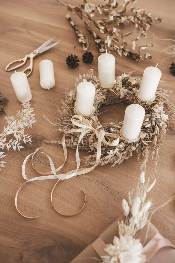 Dried Flower Christmas Wreath Kristina