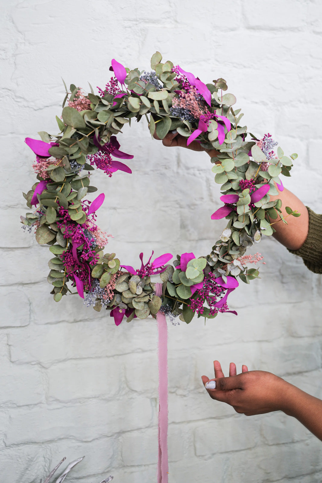 Dried Flower Wreath Nala - 40cm