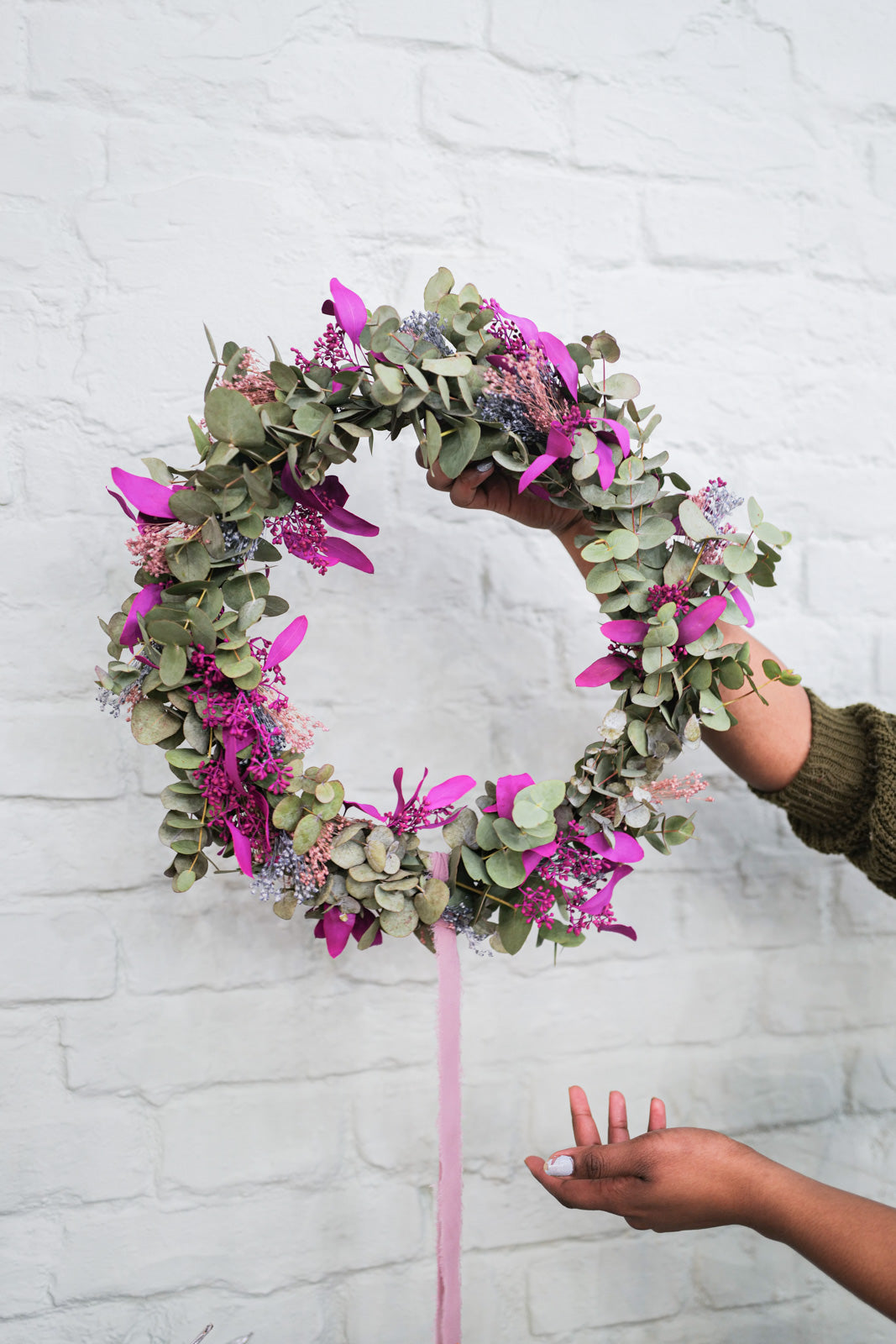 Dried Flower Wreath Nala - 40cm