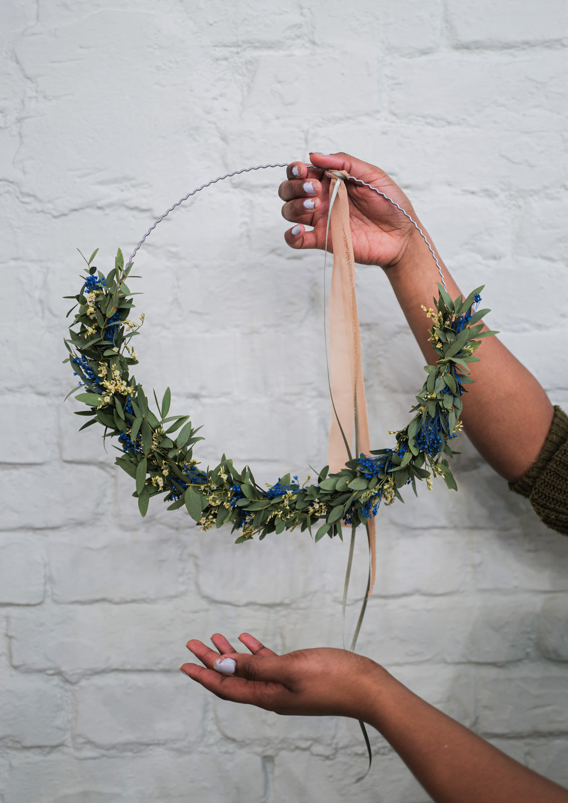 Dried Flower Wreath Selma - 35 cm