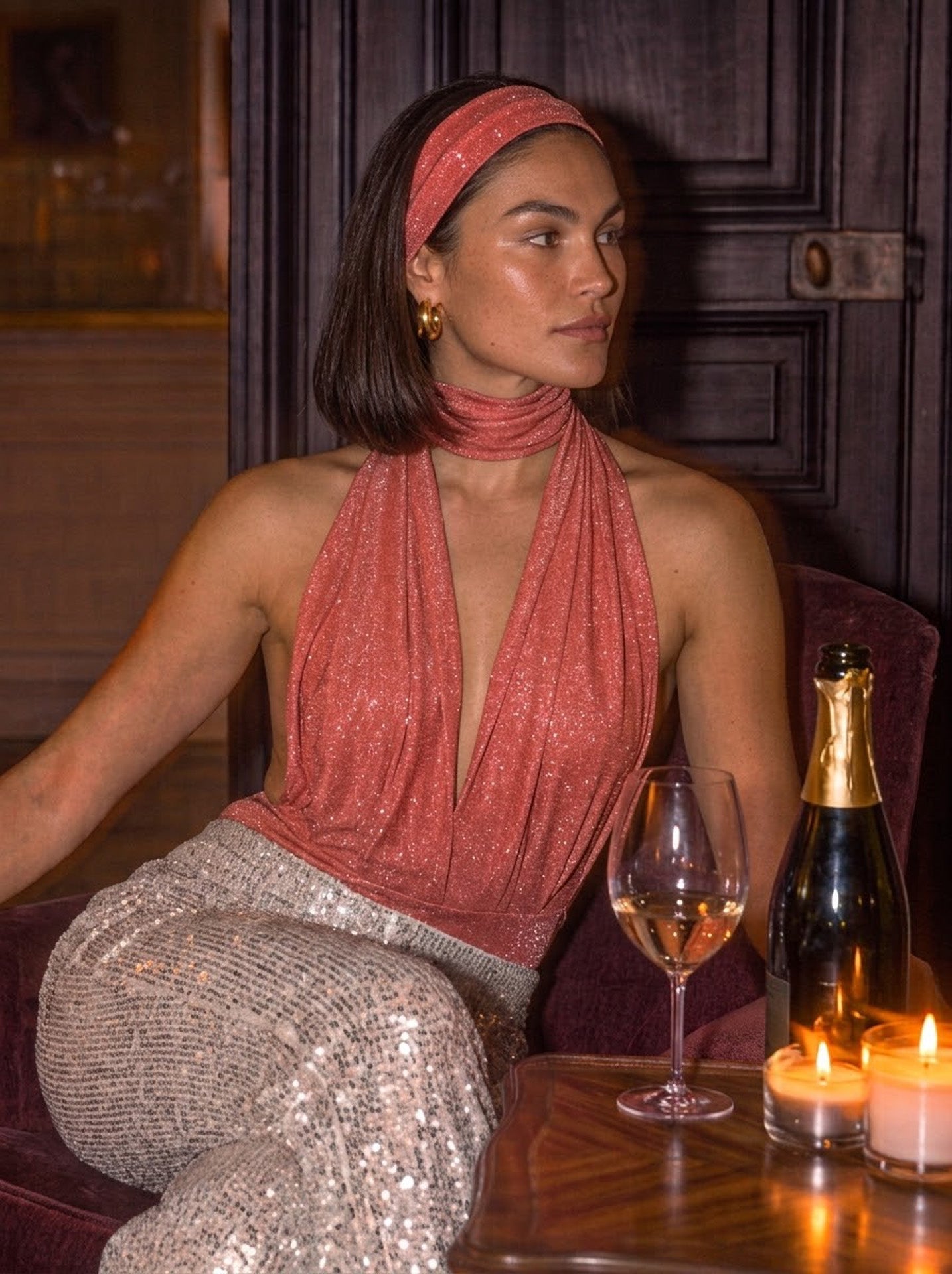 Sustainable & Convertible Sparkle Swimsuit HOLY HEAT
