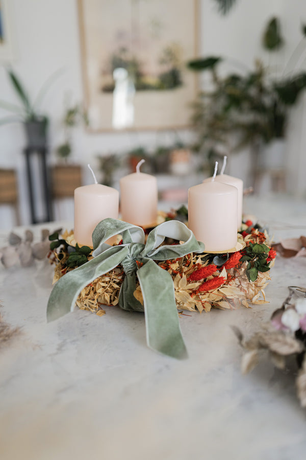 Dried Flower Christmas Wreath Diana