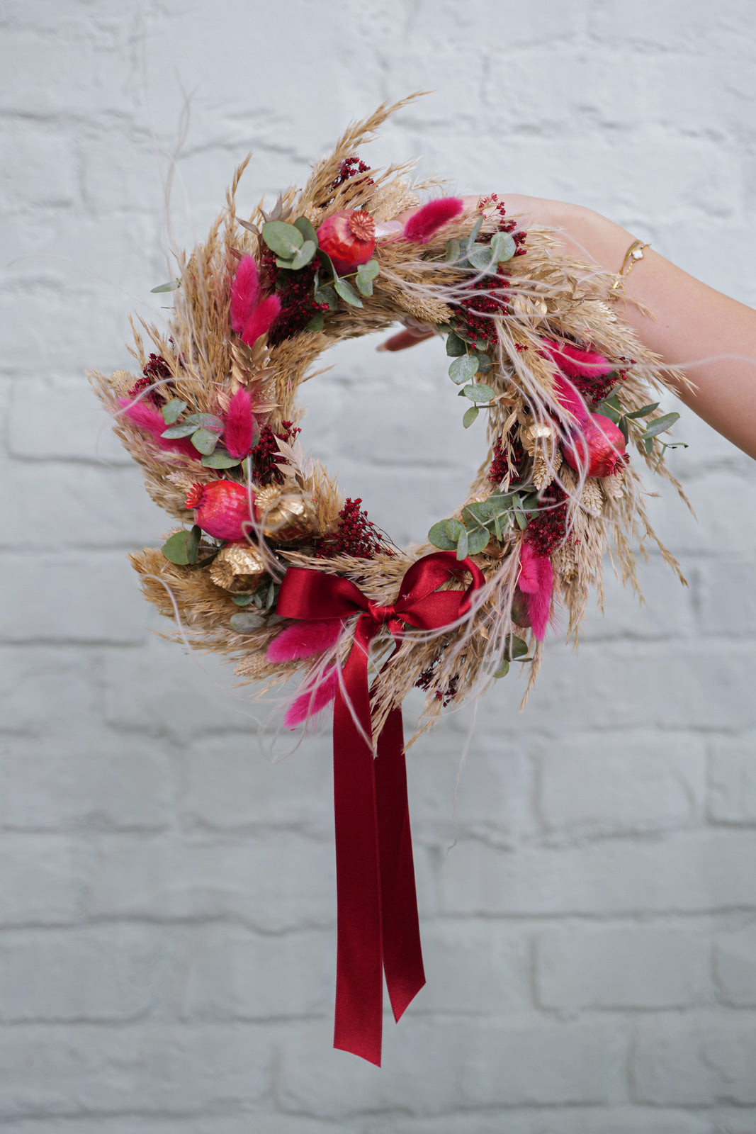 Adventskranz Dried Flower Christmas Wreath Andy 2025