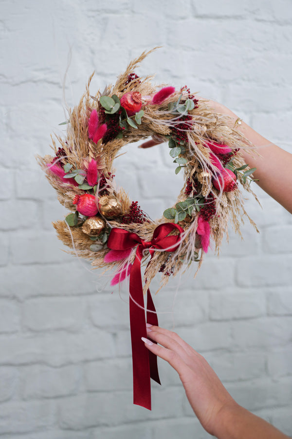 Adventskranz Dried Flower Christmas Wreath Andy 2025