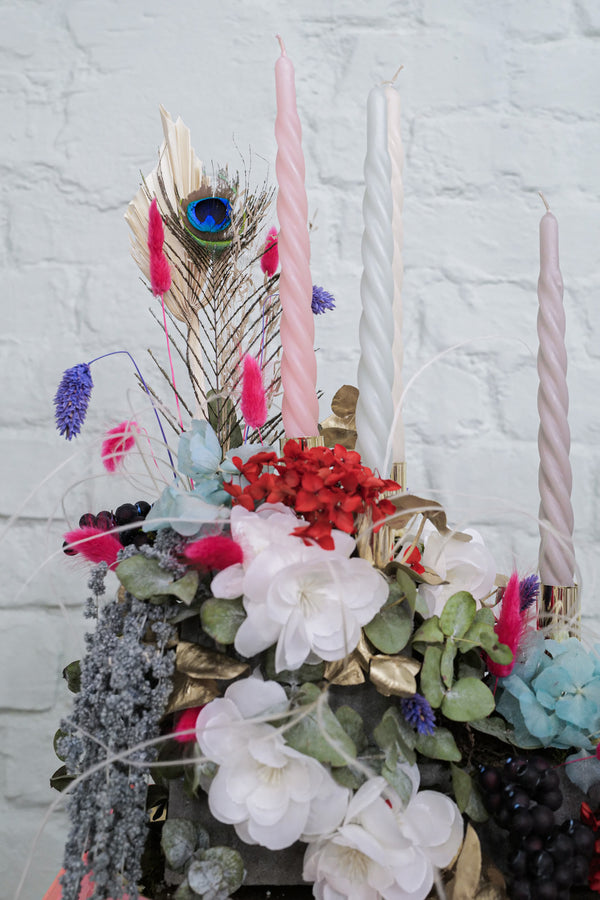 Dried Flower Christmas Blooming Block Leila