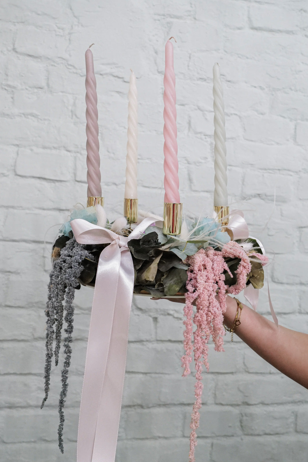 Adventskranz Dried Flower Christmas Wreath Nana 2025