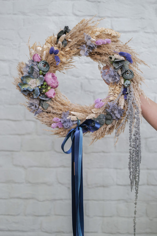 Adventskranz Dried Flower Christmas Wreath Lydia 2025