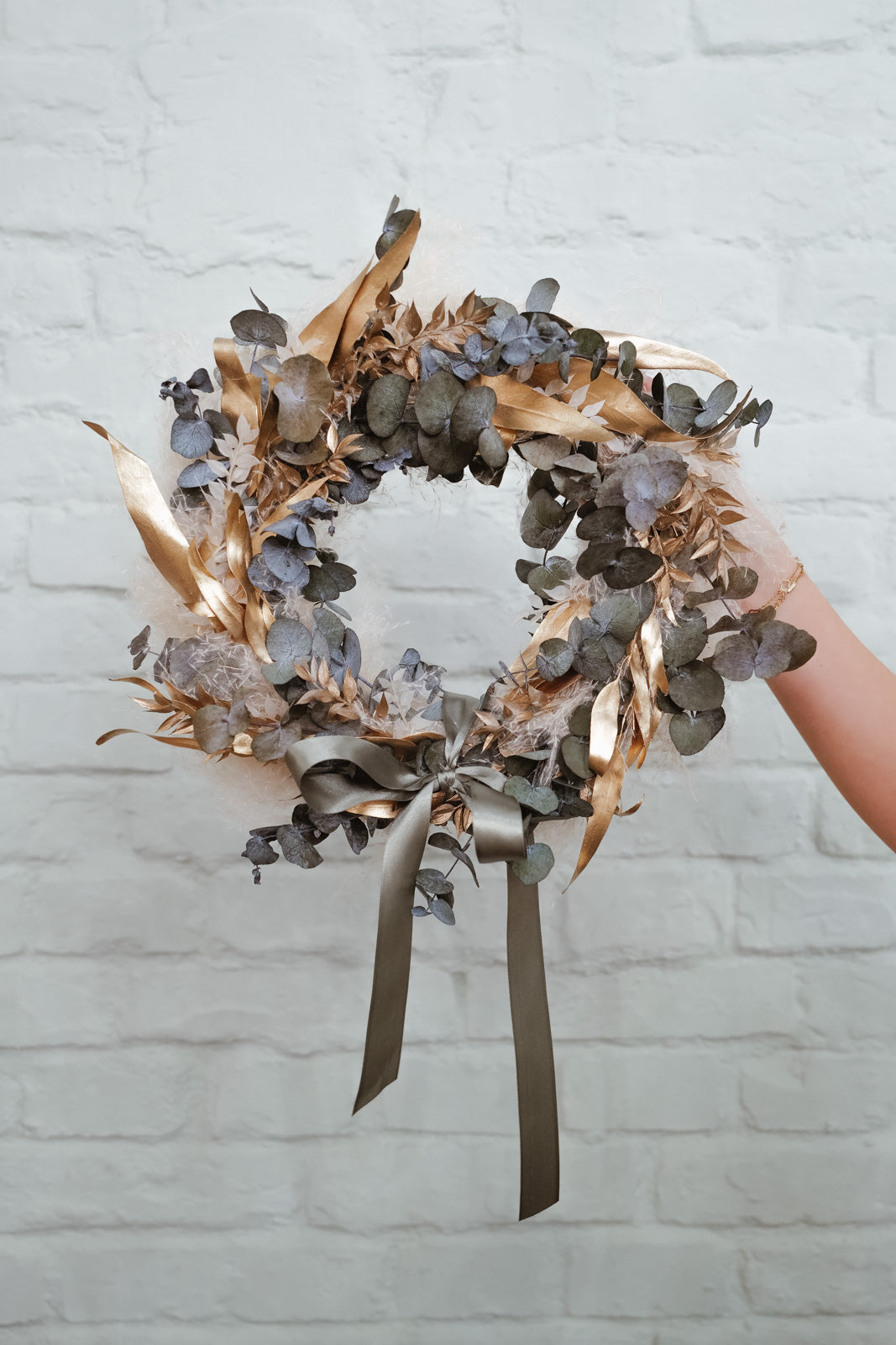 Adventskranz Dried Flower Christmas Wreath Bernie 2025
