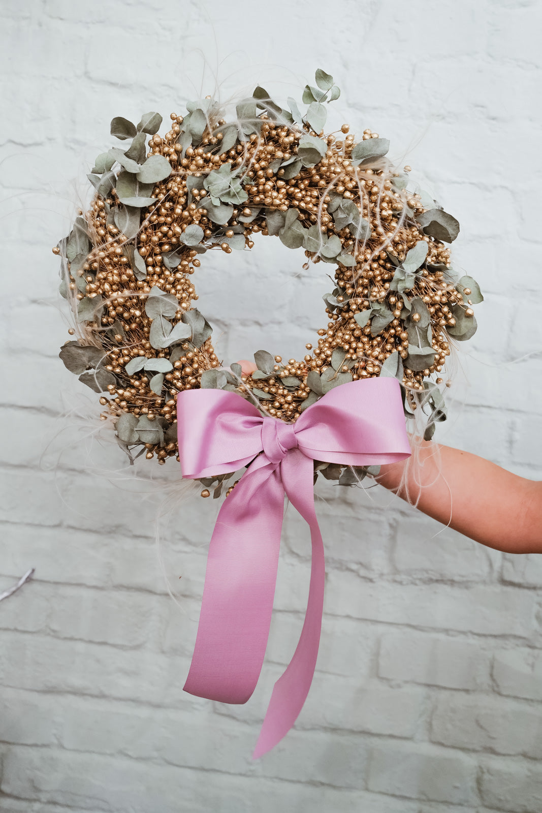Adventskranz Dried Flower Christmas Wreath Lydia 2025