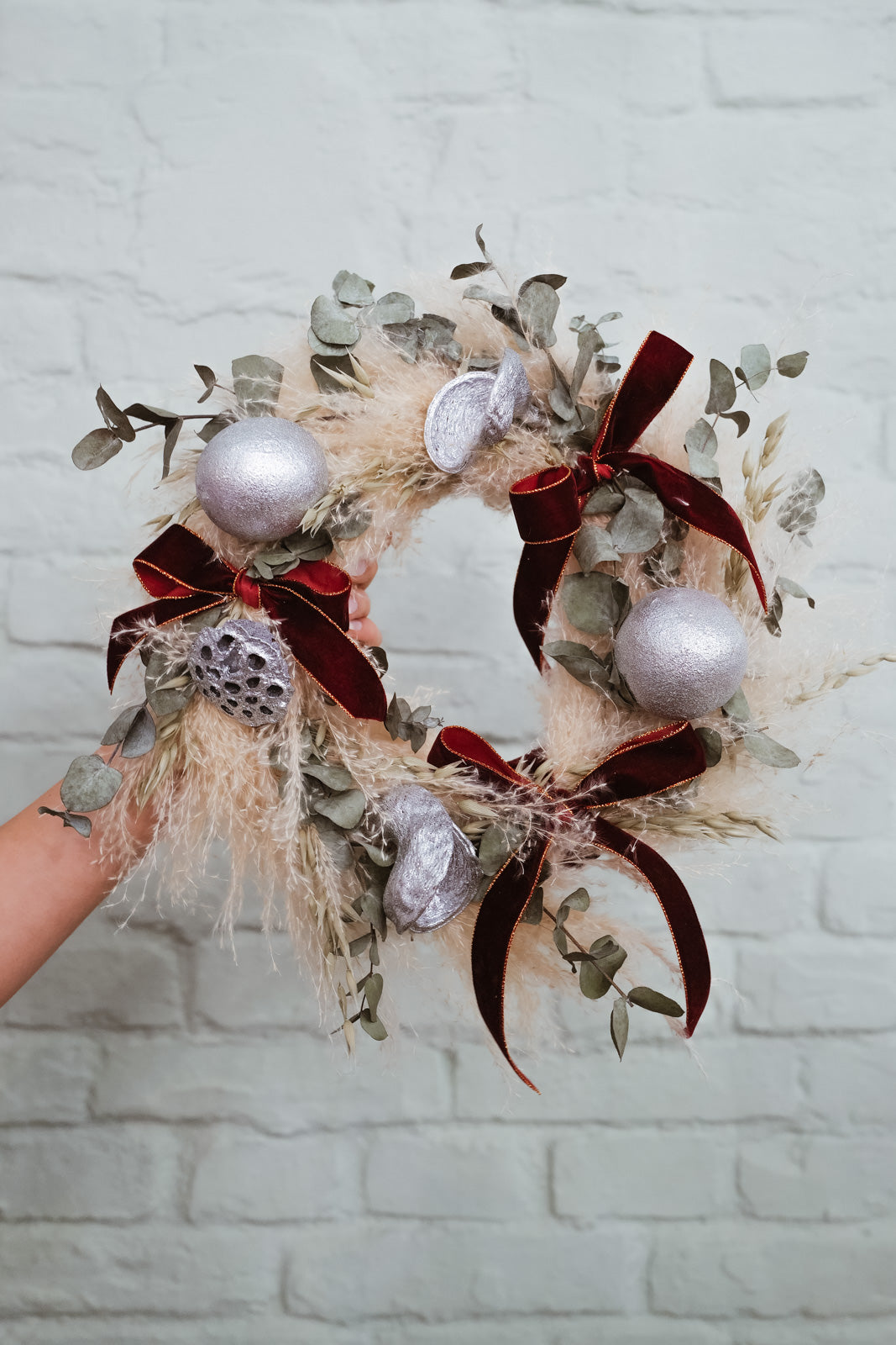 Adventskranz Dried Flower Christmas Wreath Andy 2025