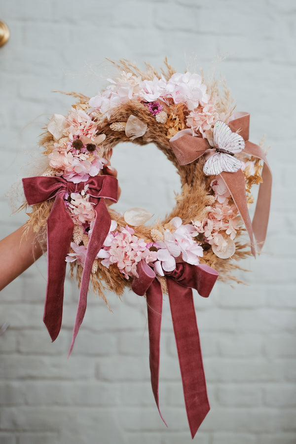 Adventskranz Dried Flower Christmas Wreath Sarah 2025