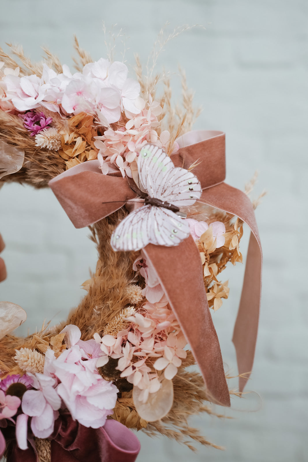 Adventskranz Dried Flower Christmas Wreath Sarah 2025