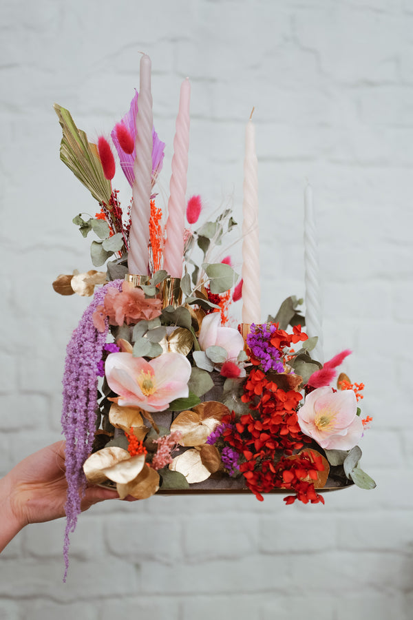 Dried Flower Christmas Blooming Block Senn