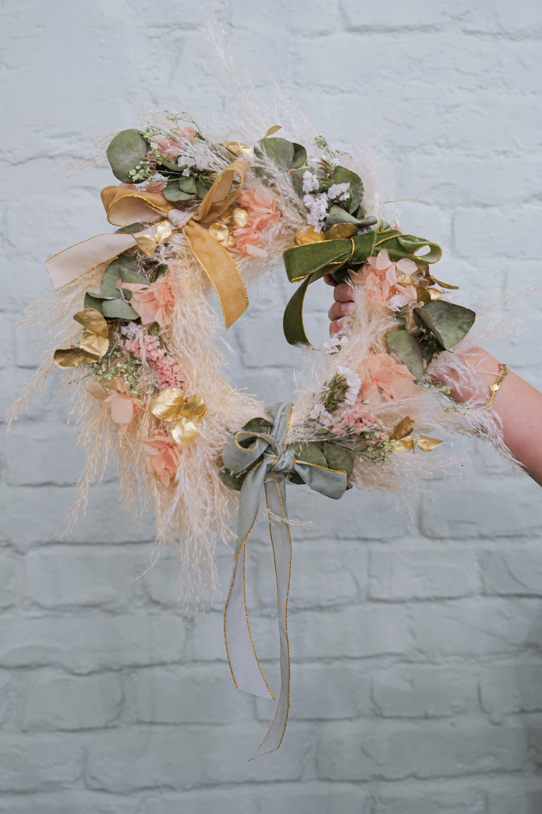 Adventskranz Dried Flower Christmas Wreath Fanny 2025