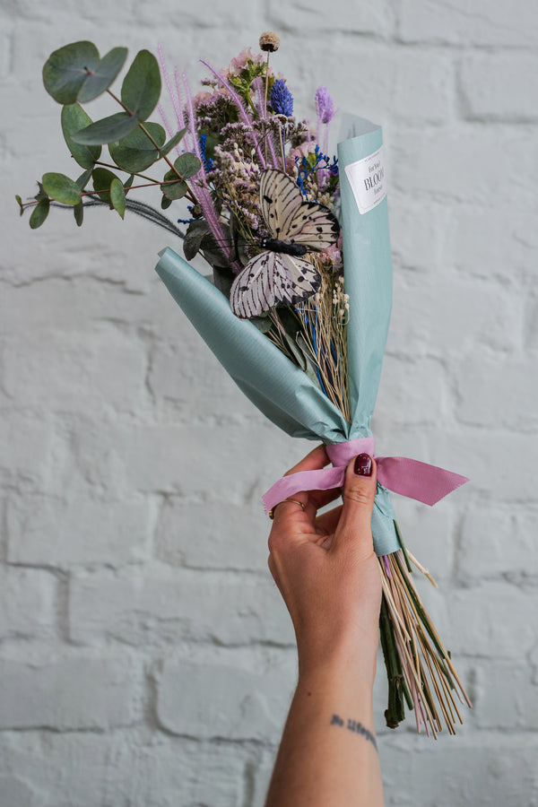Butterfly Dried Flower Bouquet