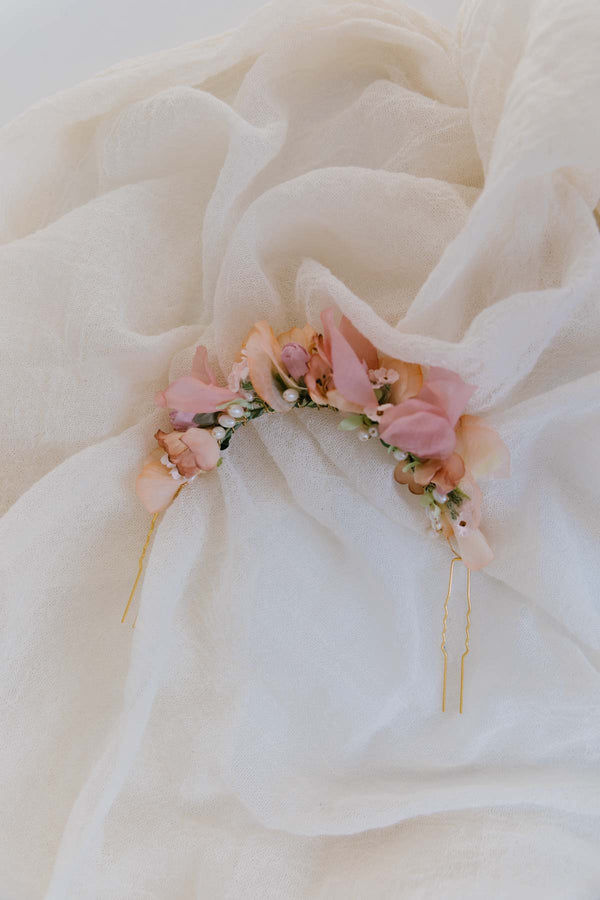 Handmade Pearls Headpiece Hydrangea