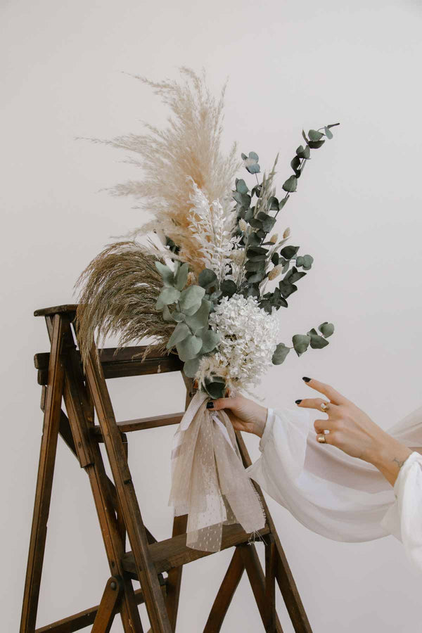 Dried Flower Bridal Bouquet Eucalyptus Dreams