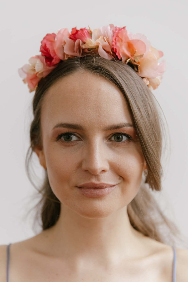 Handmade Golden Headpiece Hydrangea