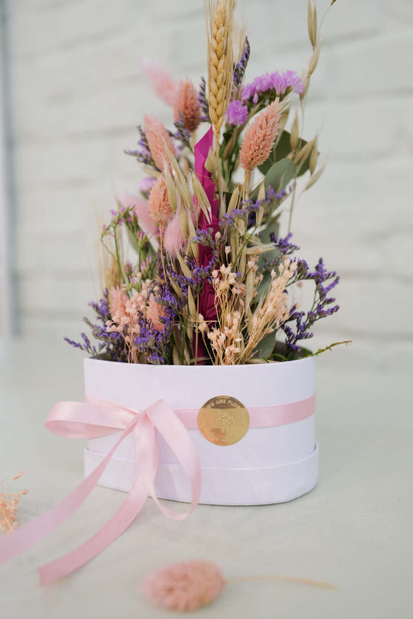 Rose Heart Dried Flower Box