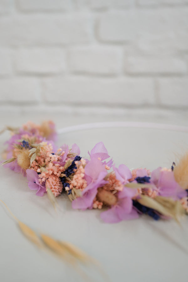 Handmade Dried Flower Hoop Belli