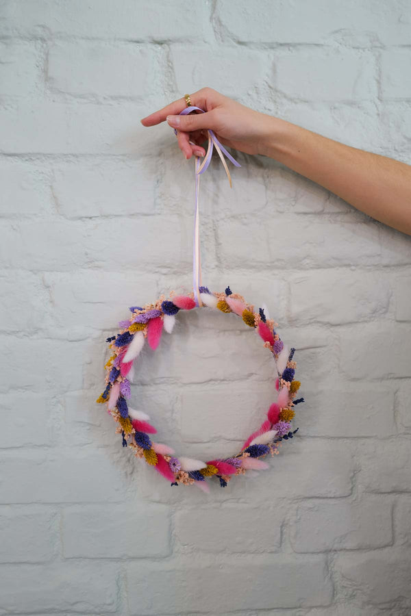 Handmade Dried Flower Hoop Anni